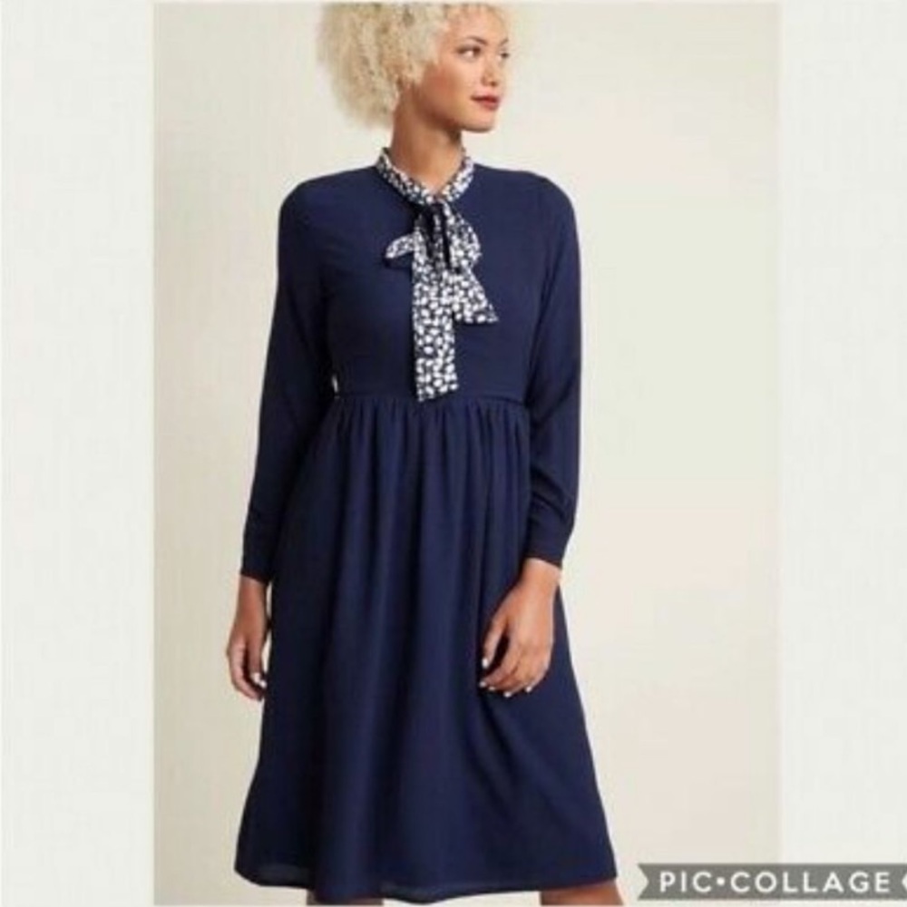 ModCloth Fever London Heritage Pippa Bow Dress
